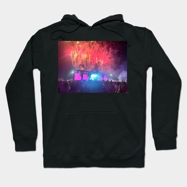 MIA Fireworks PD Hoodie by P-Shirts55